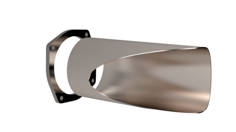 QTP 5in Weld-On QTEC DIY Cutout Pipe QTP 5in Weld-On QTEC DIY Cutout Pipe