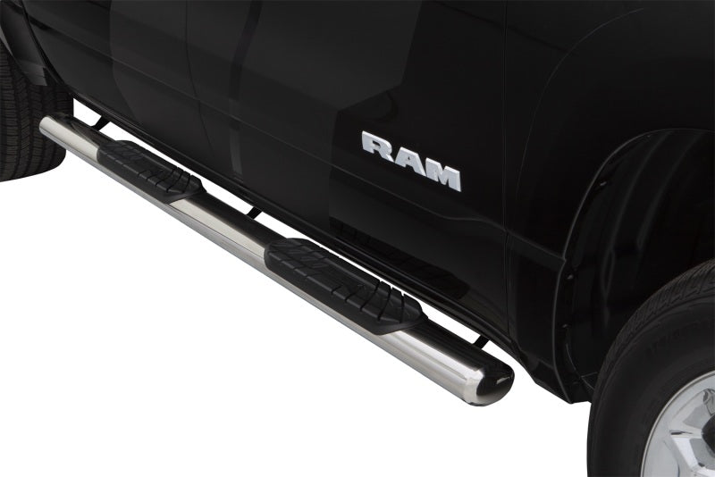 Lund 10-17 Dodge Ram 2500 Crew Cab 4in. Oval Straight SS Nerf Bars - Polished Lund 10-17 Dodge Ram 2500 Crew Cab 4in. Oval Straight SS Nerf Bars - Polished