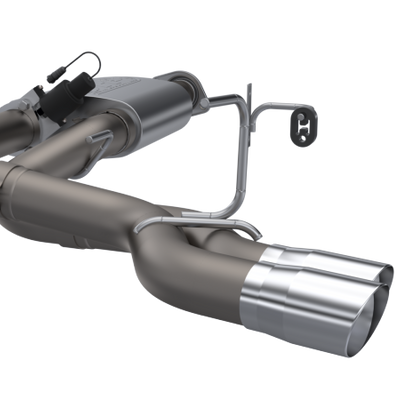 QTP 15-18 Ford F-150 CC/EC Standard Bed 304SS Screamer Cat-Back Exhaust w/3in Tips