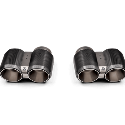 Akrapovic 2021+ BMW G87 M2, G80 M3 & G82 M4 Octagonal Carbon Design Tail Pipe Set