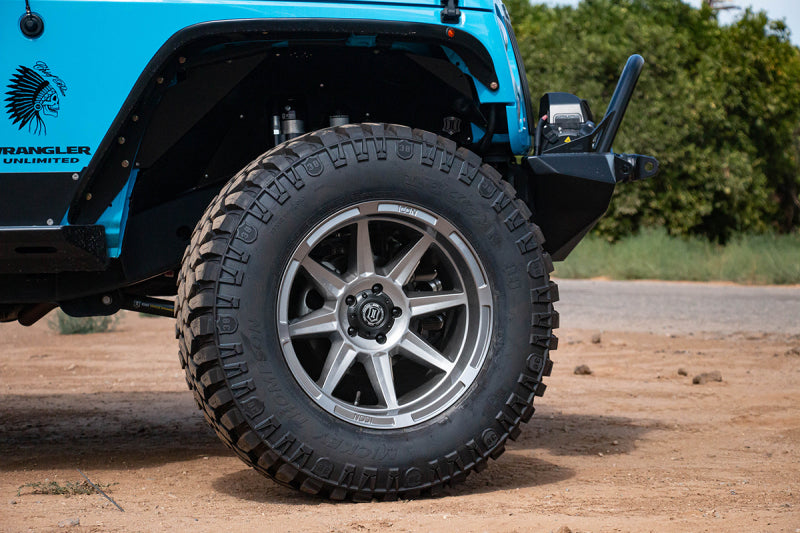 ICON Bandit 20x10 5x5 -24mm 4.5in BS 71.50mm Bore Gun Metal Wheel ICON Bandit 20x10 5x5 -24mm 4.5in BS 71.50mm Bore Gun Metal Wheel