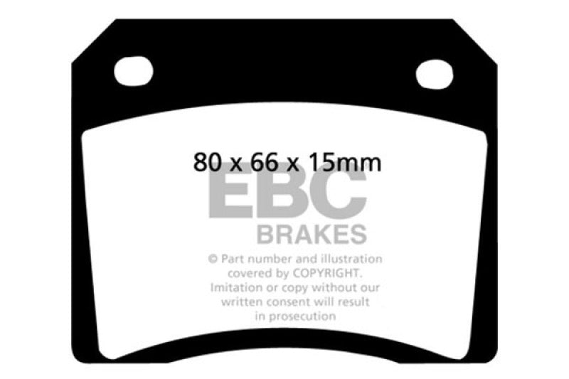 EBC 67-74 Ac 428 7.0 Greenstuff Rear Brake Pads EBC 67-74 Ac 428 7.0 Greenstuff Rear Brake Pads
