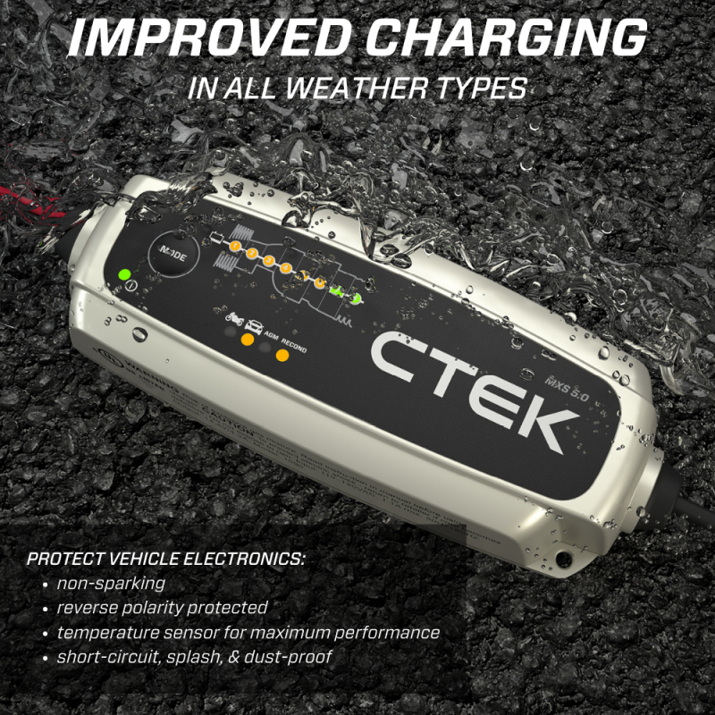 CTEK Battery Charger - MXS 5.0 4.3 Amp 12 Volt CTEK Battery Charger - MXS 5.0 4.3 Amp 12 Volt