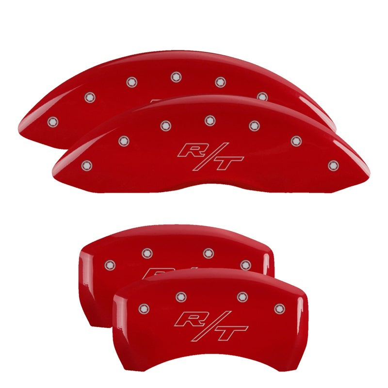 MGP 4 Caliper Covers Engraved Front & Rear Vintage Style/RT Red finish silver ch MGP 4 Caliper Covers Engraved Front & Rear Vintage Style/RT Red finish silver ch