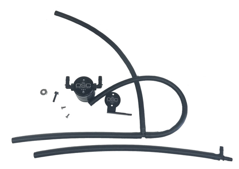 J&L 03-15 Nissan Titan 5.6L Passenger Side Oil Separator 3.0 - Black Anodized J&L 03-15 Nissan Titan 5.6L Passenger Side Oil Separator 3.0 - Black Anodized