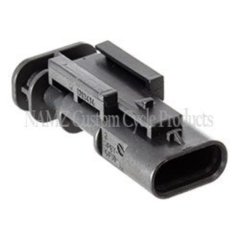 NAMZ 2017+ Softail Models Rear Fender Harness Male Connector Kit for Center Taillight (OEM 69201613) NAMZ 2017+ Softail Models Rear Fender Harness Male Connector Kit for Center Taillight (OEM 69201613)