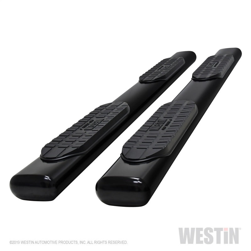 Westin 2019 Chevrolet Silverado Double Cab PRO TRAXX 6 Oval Nerf Step Bars - Black Westin 2019 Chevrolet Silverado Double Cab PRO TRAXX 6 Oval Nerf Step Bars - Black