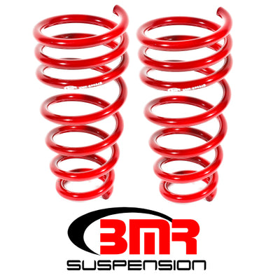 BMR 10-15 5th Gen Camaro V6 Rear Lowering Springs - Red