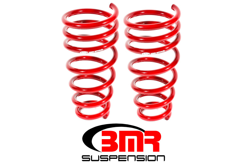 BMR 10-15 5th Gen Camaro V6 Rear Lowering Springs - Red BMR 10-15 5th Gen Camaro V6 Rear Lowering Springs - Red