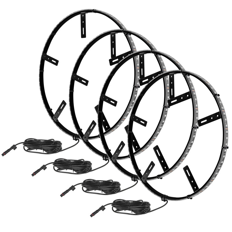 Oracle LED Illuminated Wheel Rings - Double LED - Red SEE WARRANTY Oracle LED Illuminated Wheel Rings - Double LED - Red SEE WARRANTY