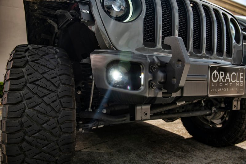 Oracle Jeep Wrangler JL/Gladiator JT Sport High Performance W LED Fog Lights - Green SEE WARRANTY Oracle Jeep Wrangler JL/Gladiator JT Sport High Performance W LED Fog Lights - Green SEE WARRANTY