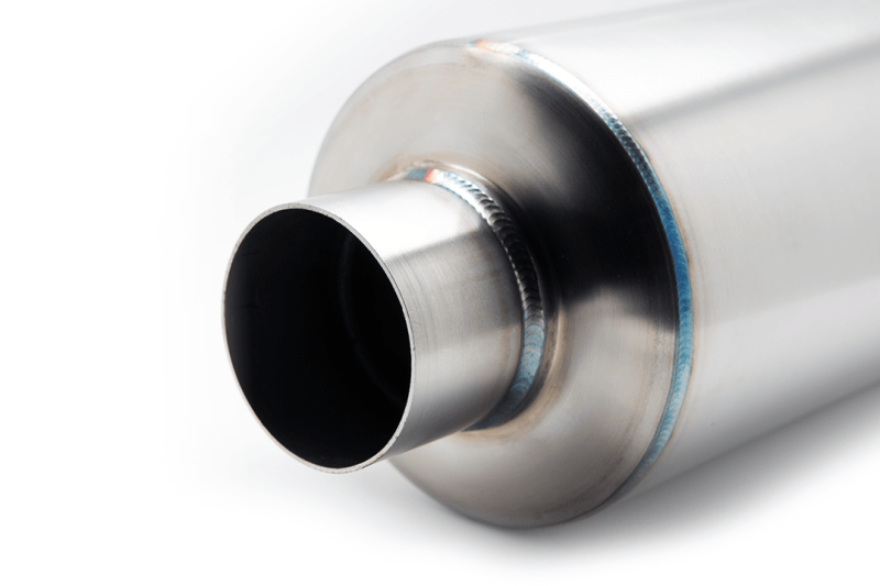 BLOX Racing 3.5in Street Muffler With Turndown Tip BLOX Racing 3.5in Street Muffler With Turndown Tip