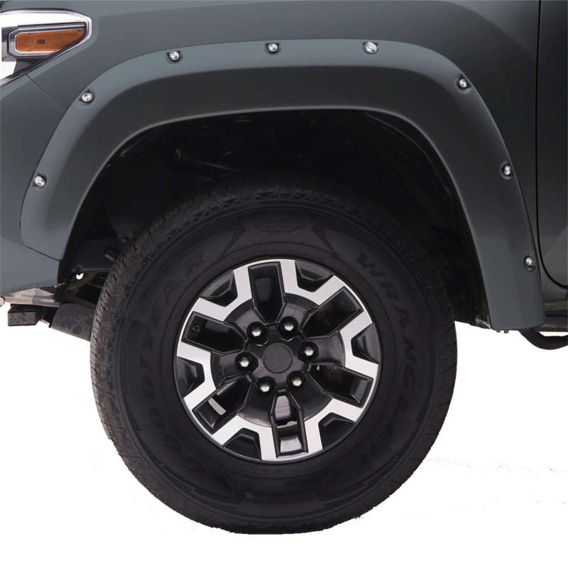 EGR 16+ Toyota Tacoma w/Mudflap Bolt-On Look Color Match Fender Flares - Set - MagneticGray EGR 16+ Toyota Tacoma w/Mudflap Bolt-On Look Color Match Fender Flares - Set - MagneticGray