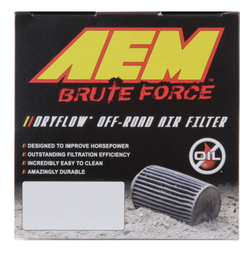 AEM Dryflow 3.5in. X 7in. Round Tapered Air Filter AEM Dryflow 3.5in. X 7in. Round Tapered Air Filter
