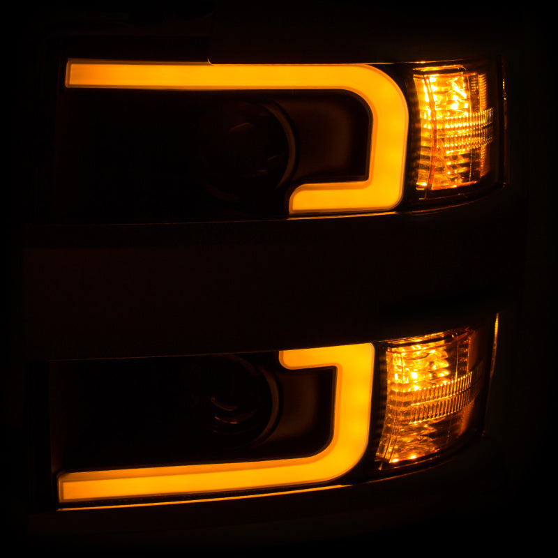 ANZO Projector Headlights 15-17 Chevrolet Silverado 2500HD / 3500HD Black w/ Chrome Rim ANZO Projector Headlights 15-17 Chevrolet Silverado 2500HD / 3500HD Black w/ Chrome Rim