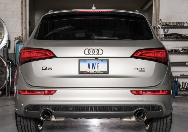 AWE Tuning Audi 8R Q5 3.0T Touring Edition Exhaust Dual Outlet Diamond Black Tips AWE Tuning Audi 8R Q5 3.0T Touring Edition Exhaust Dual Outlet Diamond Black Tips