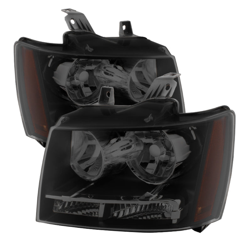 Xtune Chevy Suburban 1500/2500 07-14 Crystal Headlights Black Smoked HD-JH-CSUB07-AM-BSM Xtune Chevy Suburban 1500/2500 07-14 Crystal Headlights Black Smoked HD-JH-CSUB07-AM-BSM