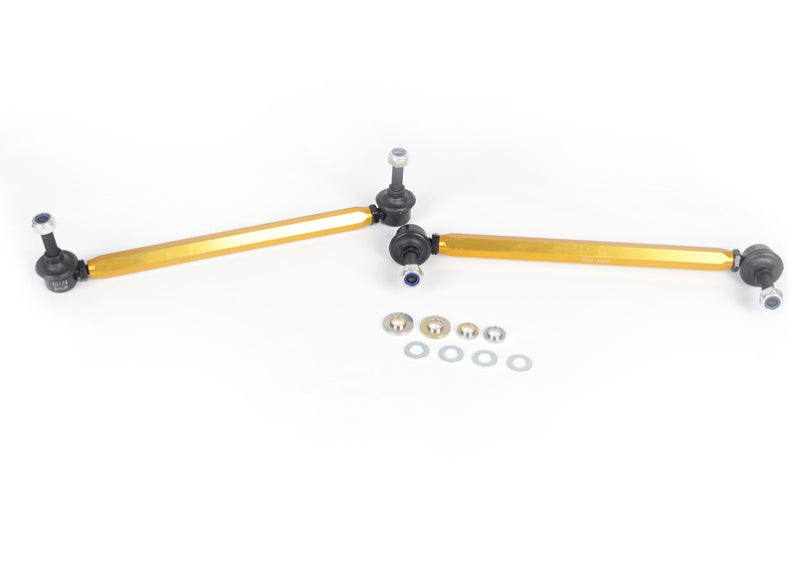 Whiteline 05+ BMW 1 Series/3 Series HD Front Swaybar End Link Assembly (Non AWD iX Models) Whiteline 05+ BMW 1 Series/3 Series HD Front Swaybar End Link Assembly (Non AWD iX Models)