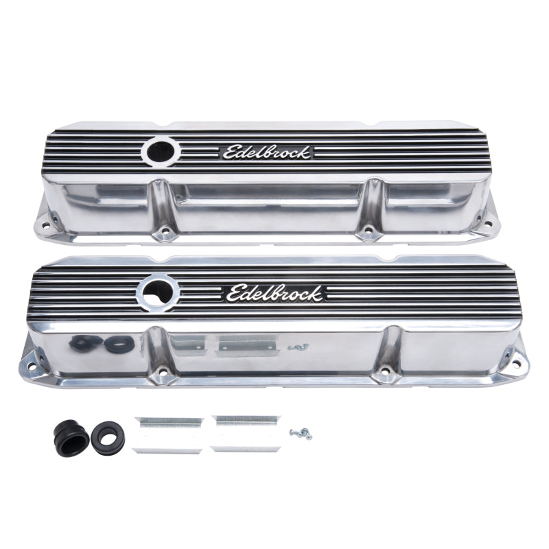 Edelbrock Valve Cover Elite II Chrysler 383-440 Big Block V8 Polished Edelbrock Valve Cover Elite II Chrysler 383-440 Big Block V8 Polished