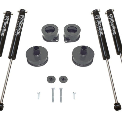 MaxTrac 18-19 Jeep Wrangler JL 2WD/4WD 2.5in/2in Spacer Kit w/MaxTrac Shocks