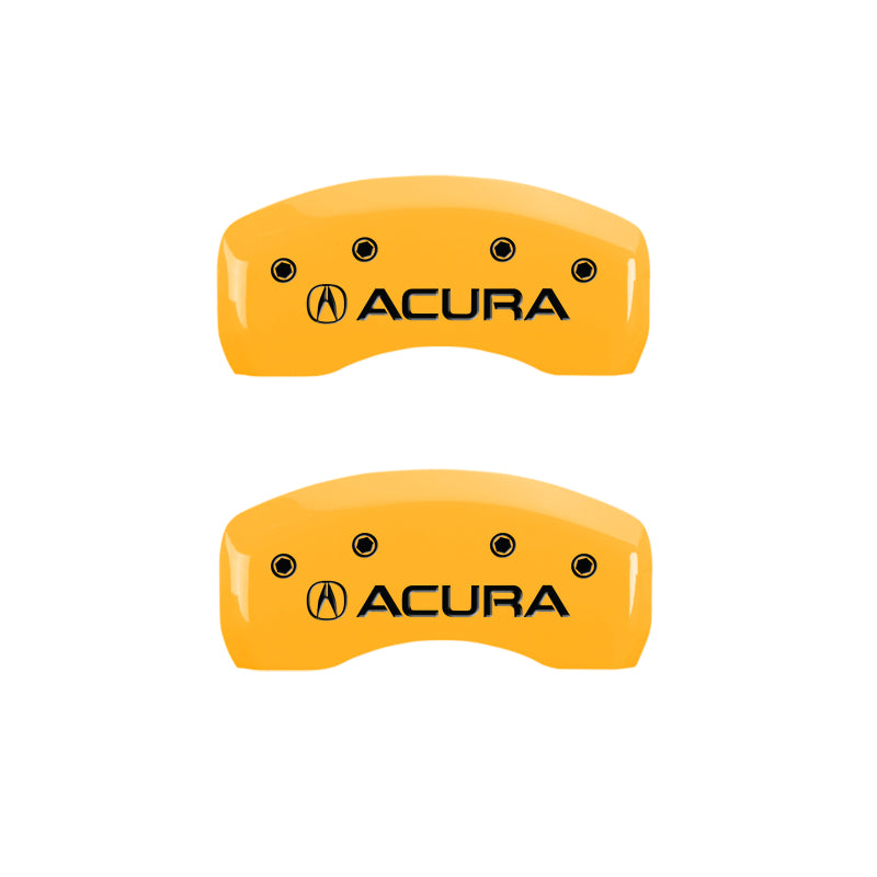 MGP 4 Caliper Covers Engraved Front & Rear Acura Yellow Finish Black Char 1999 Acura RL MGP 4 Caliper Covers Engraved Front & Rear Acura Yellow Finish Black Char 1999 Acura RL