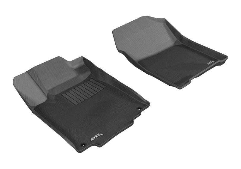 3D MAXpider 2012-2016 Honda CR-V Kagu 1st Row Floormat - Black 3D MAXpider 2012-2016 Honda CR-V Kagu 1st Row Floormat - Black