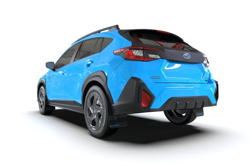 Rally Armor 24-25 Subaru Crosstrek Black UR Mud Flap Light Blue Logo Rally Armor 24-25 Subaru Crosstrek Black UR Mud Flap Light Blue Logo