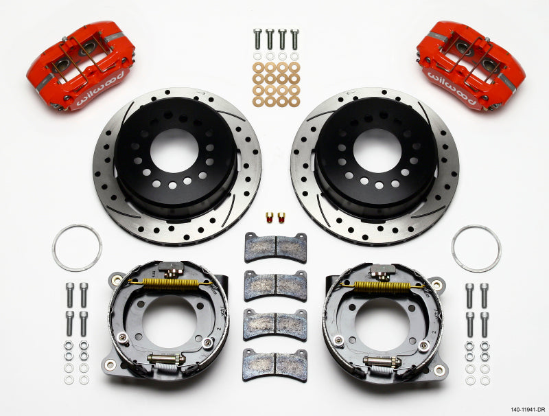 Wilwood Dynapro Low-Profile 11.00in P-Brake Kit Drill-Red AMC 71-74 2.60in Offset Wilwood Dynapro Low-Profile 11.00in P-Brake Kit Drill-Red AMC 71-74 2.60in Offset