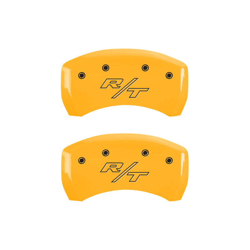 MGP 4 Caliper Covers Engraved Front & Rear Vintage Style/RT Yellow finish black ch MGP 4 Caliper Covers Engraved Front & Rear Vintage Style/RT Yellow finish black ch