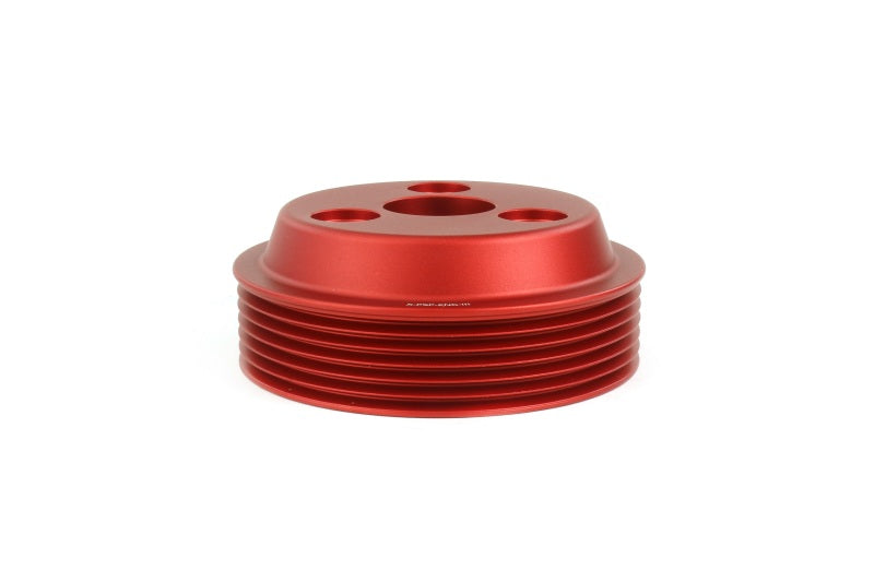 Perrin 15-21 Subaru WRX Lightweight Water Pump Pulley - Red Perrin 15-21 Subaru WRX Lightweight Water Pump Pulley - Red