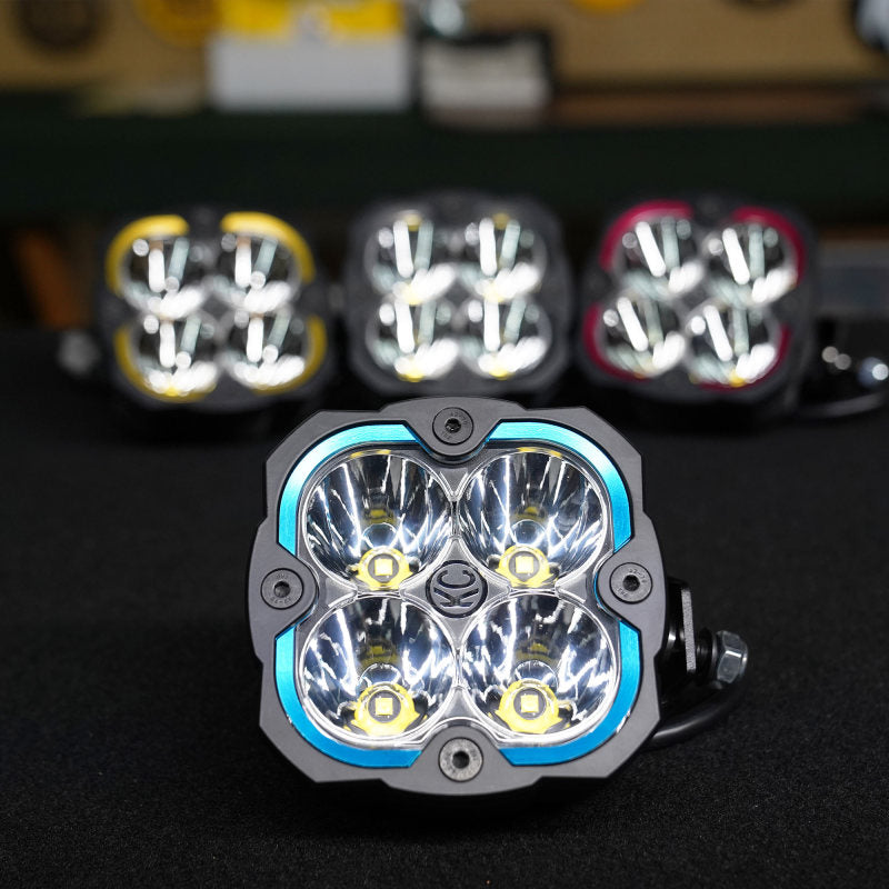 KC HiLiTES FLEX ERA 4 Color Bezel Ring Blue (ea) KC HiLiTES FLEX ERA 4 Color Bezel Ring Blue (ea)