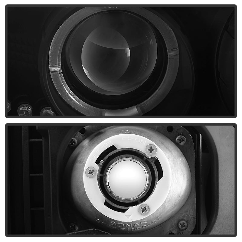 Spyder GMC Sierra 1500/2500 99-06 Projector Headlights LED Halo LED Blk Smke PRO-YD-CDE00-HL-BSM Spyder GMC Sierra 1500/2500 99-06 Projector Headlights LED Halo LED Blk Smke PRO-YD-CDE00-HL-BSM