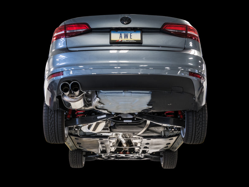 AWE Tuning 09-14 Volkswagen Jetta Mk6 1.4T Touring Edition Exhaust - Chrome Silver Tips AWE Tuning 09-14 Volkswagen Jetta Mk6 1.4T Touring Edition Exhaust - Chrome Silver Tips