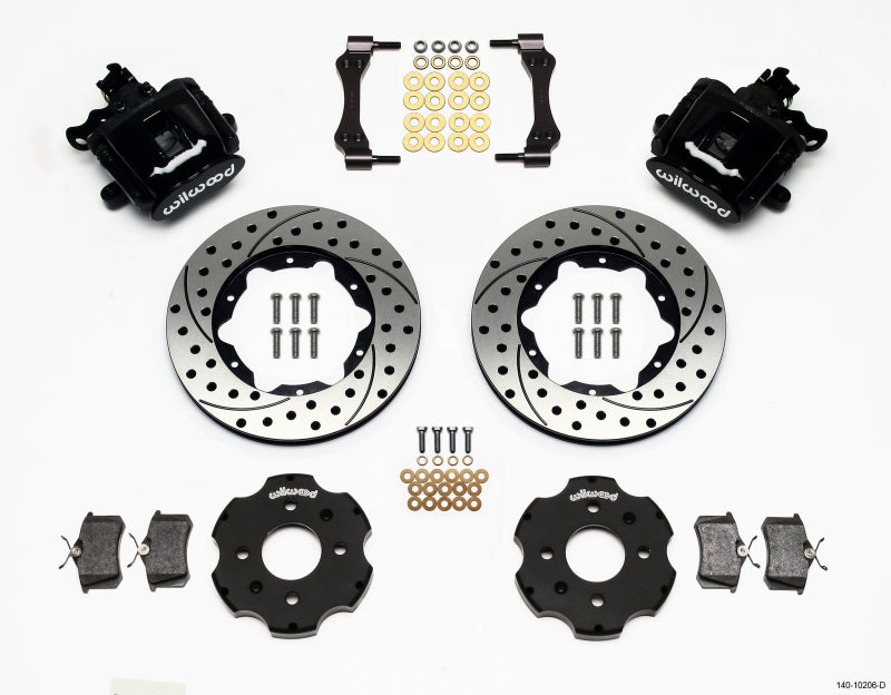Wilwood Combination Parking Brake Rear Kit 11.00in Drilled Civic / Integra Disc 2.39 Hub Offset Wilwood Combination Parking Brake Rear Kit 11.00in Drilled Civic / Integra Disc 2.39 Hub Offset