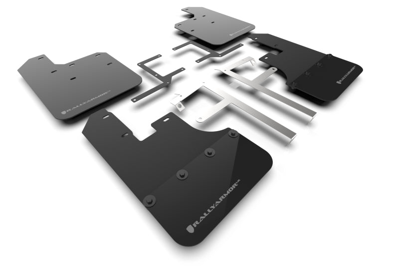 Rally Armor 19-25 Jeep Gladiator JT (Incl. Overland/Sport/Sport S) Black Mud Flap w/Grey Logo Rally Armor 19-25 Jeep Gladiator JT (Incl. Overland/Sport/Sport S) Black Mud Flap w/Grey Logo