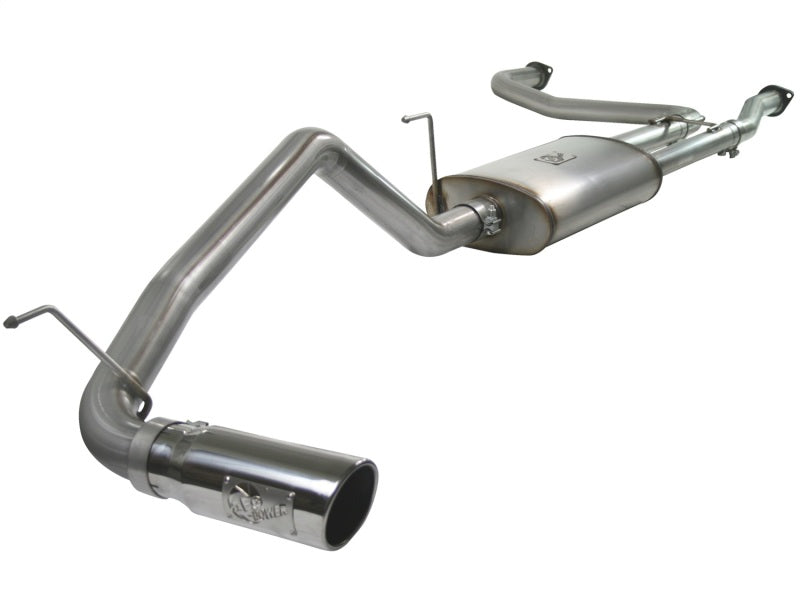 aFe MACHForce XP Exhaust Cat-Back 2.5/3in SS-409 w/ Polished Tip 04-12 Nissan Titan V8 5.6L aFe MACHForce XP Exhaust Cat-Back 2.5/3in SS-409 w/ Polished Tip 04-12 Nissan Titan V8 5.6L
