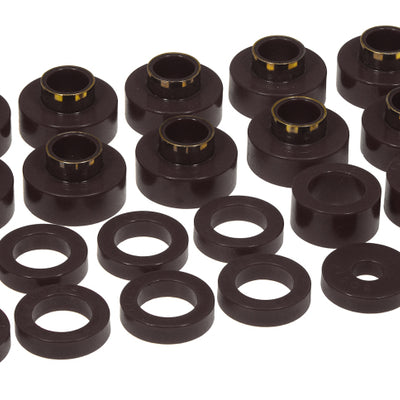 Prothane 80-86 Jeep CJ5/CJ7 Body Mount 22 Bushing Kit - Black