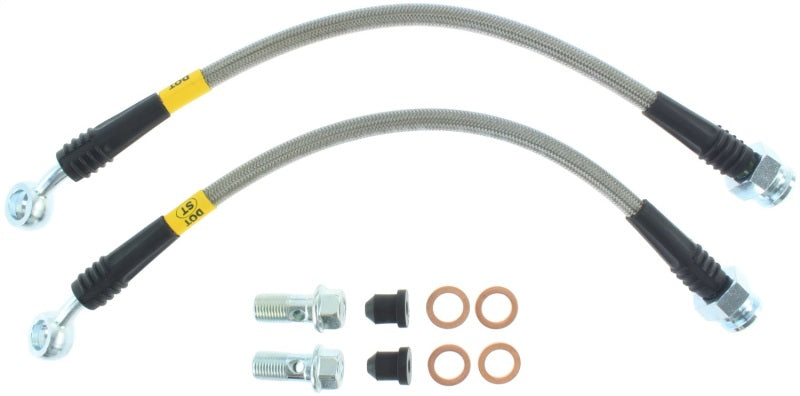 StopTech 03-07 Hummer H2 Stainless Steel Rear Brake Lines StopTech 03-07 Hummer H2 Stainless Steel Rear Brake Lines