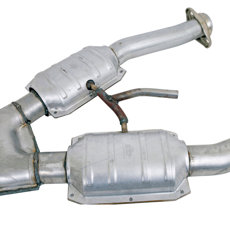 BBK 79-93 Mustang 5.0 Short Mid X Pipe w Catalytic Converters 2-1/2 For Automatic Long Tube Headers BBK 79-93 Mustang 5.0 Short Mid X Pipe w Catalytic Converters 2-1/2 For Automatic Long Tube Headers