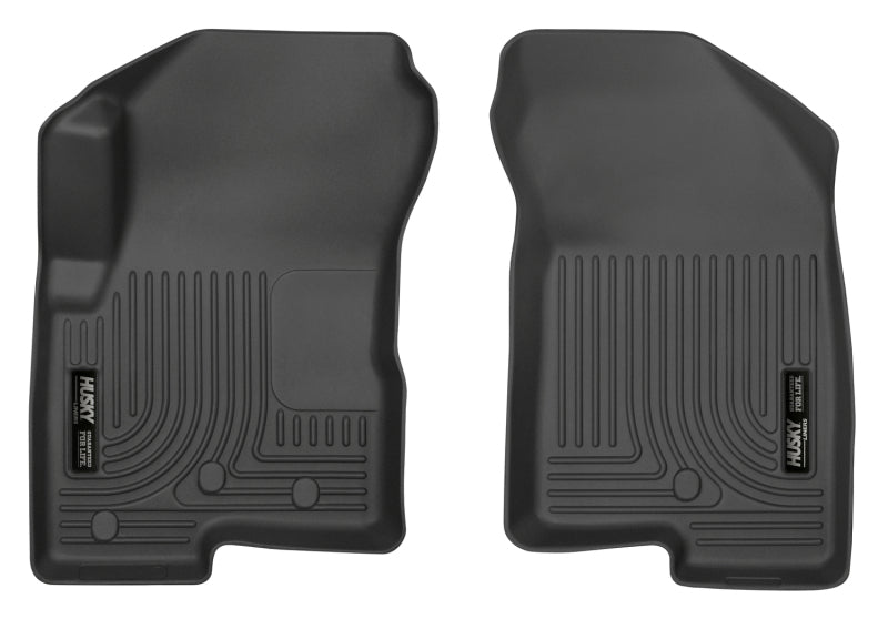 Husky Liners 07-12 Dodge Caliber / 07-12 Jeep Compass WeatherBeater Front Row Black Floor Liners Husky Liners 07-12 Dodge Caliber / 07-12 Jeep Compass WeatherBeater Front Row Black Floor Liners