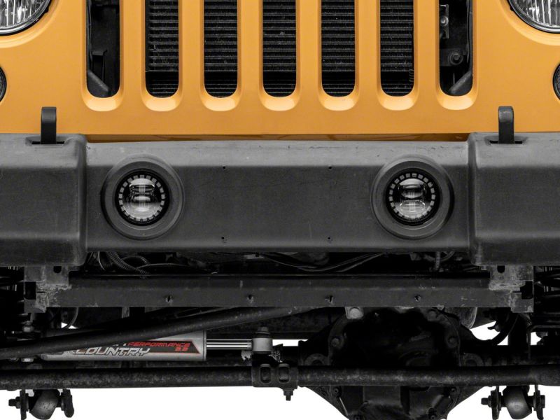 Raxiom 07-18 Jeep Wrangler JK 18-23 Jeep Wrangler JL Axial Series Nighthawk LED Fog Lights Raxiom 07-18 Jeep Wrangler JK 18-23 Jeep Wrangler JL Axial Series Nighthawk LED Fog Lights