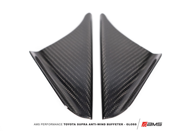 AMS Performance 2020+ Toyota GR Supra Anti-Wind Buffeting Kit - Gloss Carbon AMS Performance 2020+ Toyota GR Supra Anti-Wind Buffeting Kit - Gloss Carbon