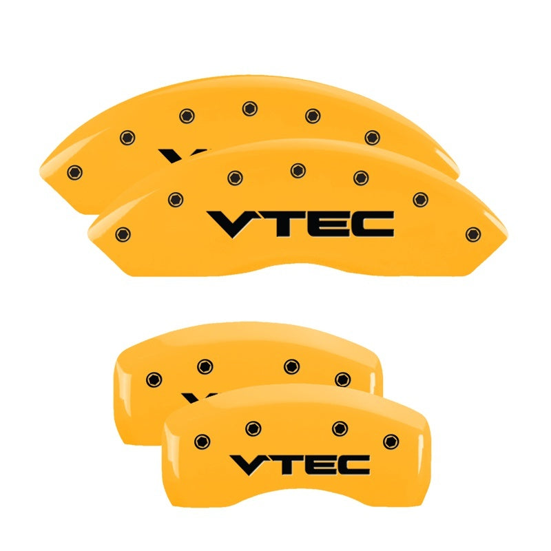 MGP 4 Caliper Covers Engraved Front & Rear Vtech Yellow Finish Black Char 2004 Acura RSX MGP 4 Caliper Covers Engraved Front & Rear Vtech Yellow Finish Black Char 2004 Acura RSX