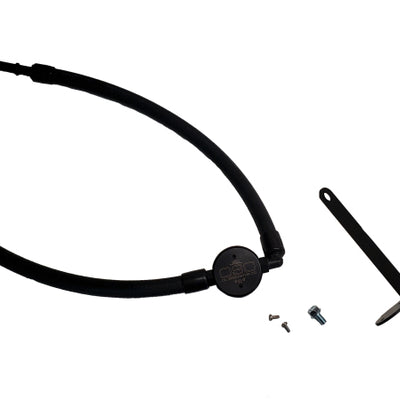 J&L 2021.5-2024 Ford Bronco 2.3L EcoBoost Oil Separator 3.0 Passenger Side - Black Anodized