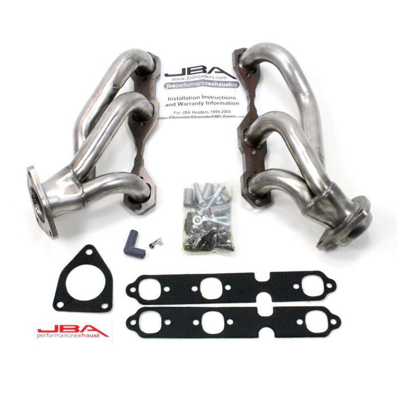 JBA 03-13 GM Truck 4.3L V6 1-1/2in Primary Raw 409SS Cat4Ward Header JBA 03-13 GM Truck 4.3L V6 1-1/2in Primary Raw 409SS Cat4Ward Header
