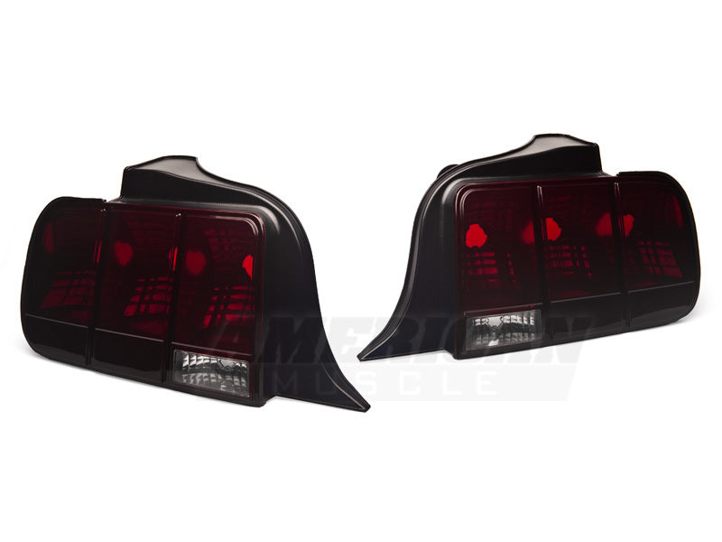 Raxiom 05-09 Ford Mustang Tail Lights- Black Housing (Smoked Lens) Raxiom 05-09 Ford Mustang Tail Lights- Black Housing (Smoked Lens)