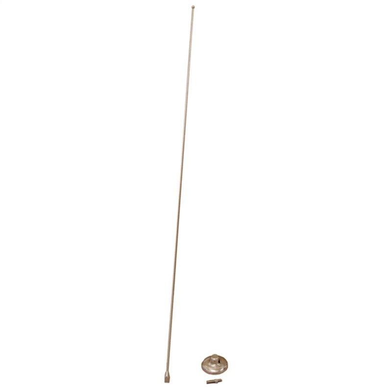 Rugged Ridge 97-06 Jeep Wrangler TJ/LJ Stainless Steel Antenna Mast & Base Rugged Ridge 97-06 Jeep Wrangler TJ/LJ Stainless Steel Antenna Mast & Base