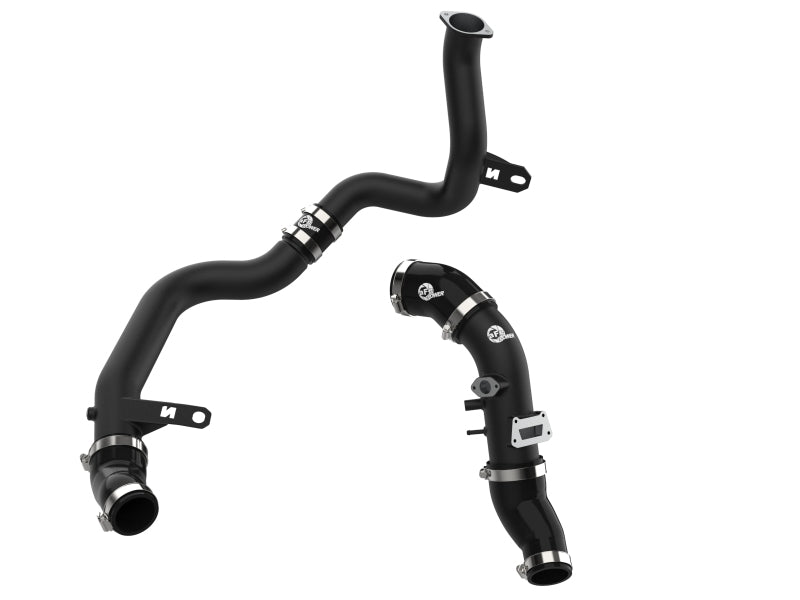 aFe 19-22 Hyundai Veloster N L4 2.0L (t) BladeRunner Aluminum Hot & Cold Charge Pipe Kit - Black aFe 19-22 Hyundai Veloster N L4 2.0L (t) BladeRunner Aluminum Hot & Cold Charge Pipe Kit - Black