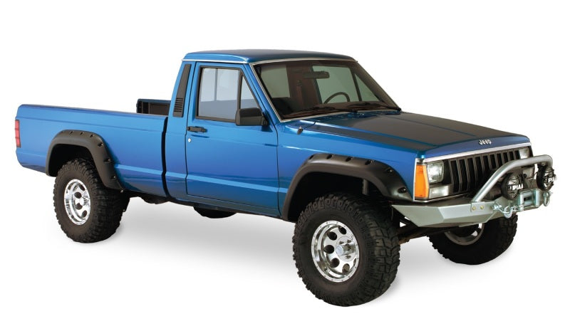 Bushwacker 84-01 Jeep Cherokee Cutout Style Flares 4pc Fits 2-Door Sport Utility Only - Black Bushwacker 84-01 Jeep Cherokee Cutout Style Flares 4pc Fits 2-Door Sport Utility Only - Black