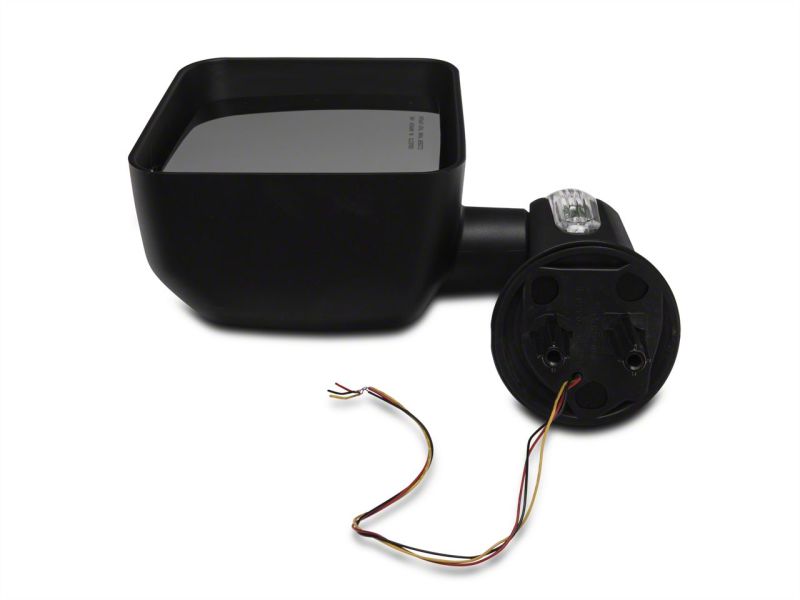 Raxiom 07-18 Jeep Wrangler JK Side Mirrors w/ LED Signal Indicators- Blk Raxiom 07-18 Jeep Wrangler JK Side Mirrors w/ LED Signal Indicators- Blk